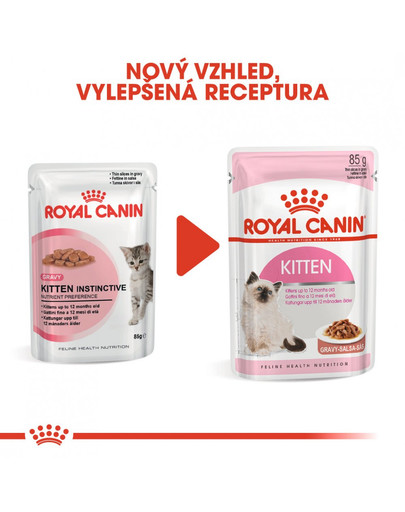 ROYAL CANIN Kitten Instinctive Gravy 85g kapsička pro koťata ve šťávě