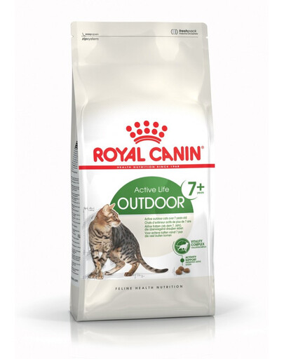 ROYAL CANIN Outdoor 7+ 10 kg granule pro stárnoucí kočky s častým pohybem venku