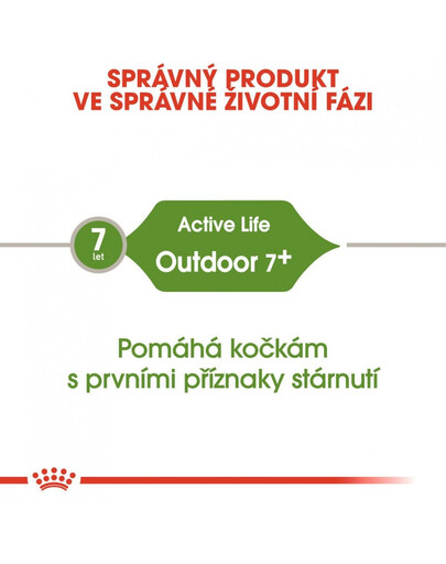 ROYAL CANIN Outdoor 7+ 10 kg granule pro stárnoucí kočky s častým pohybem venku
