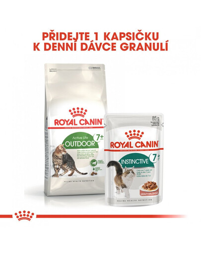 ROYAL CANIN Outdoor 7+ 10 kg granule pro stárnoucí kočky s častým pohybem venku