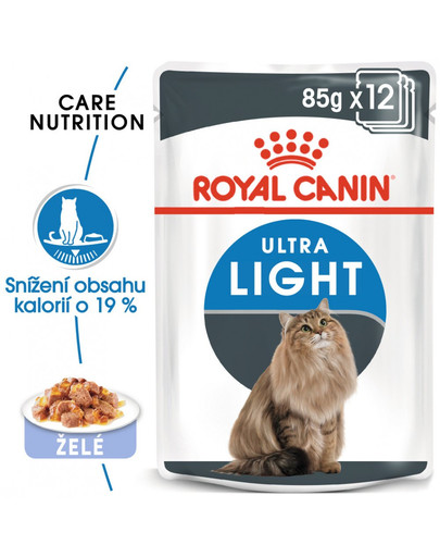 ROYAL CANIN Ultra Light Jelly 85g  kapsička pro kočky s nadváhou v želé