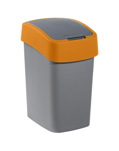 CURVER Odpadkový koš FLIP BIN 25 l šedý/oranžový