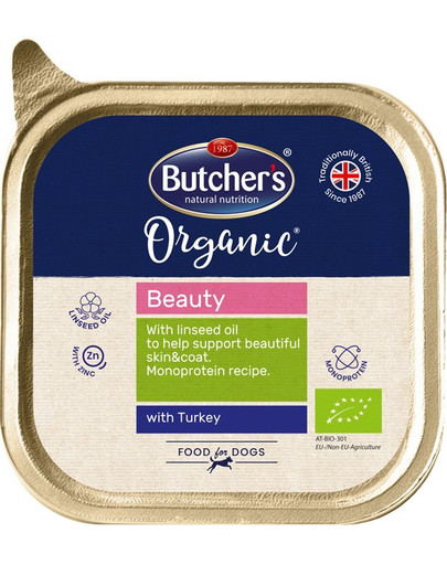 BUTCHER'S Dog Organic Beauty s krůtím 150 g