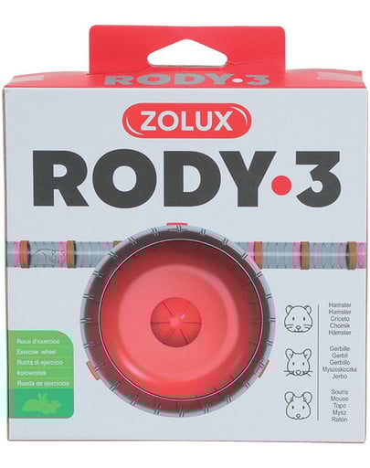 ZOLUX RODY 3 Kolotoč červený
