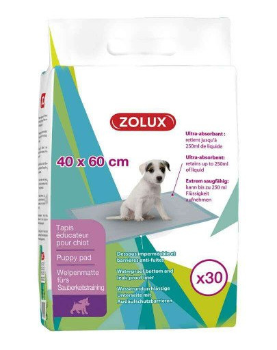 Levně ZOLUX Podložka štěně 40x60cm ultra absorbent bal 30ks
