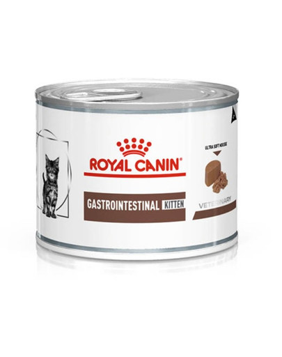 ROYAL CANIN Veterinary Diet Cat Gastrointestinal Kitten Mousse 195g