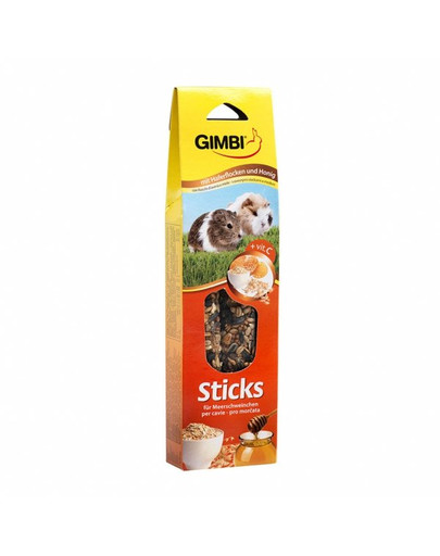 GIMBI Sticks morče med 2ks