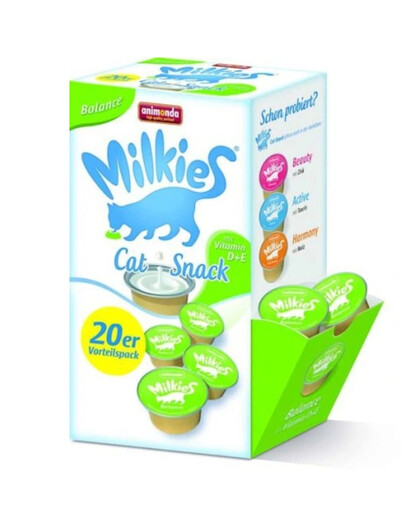 ANIMONDA Milkies mléko pro kočky s vitamínem D+E 20x15g