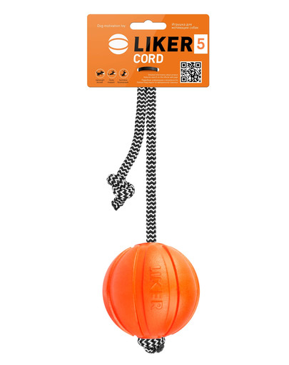 LIKER Collar Cord Míč s provazem 7 cm
