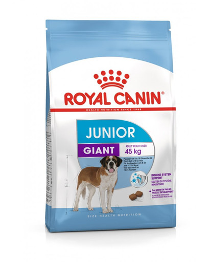 ROYAL CANIN  Giant Junior 15 kg + 3kg zdarma granule pro obří štěňata