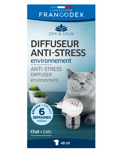 FRANCODEX Anti-stress difuzér kočka 48ml