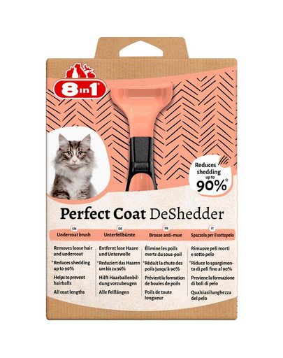 8IN1 Perfect Coat DeShedder Cat - hřeben pro kočku