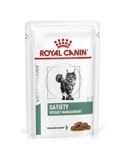 ROYAL CANIN Veterinary Health Nutrition Cat Satiety Pouch 12x 85g