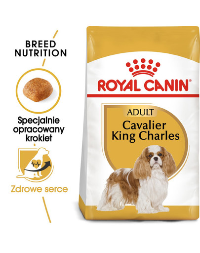 ROYAL CANIN Cavalier King Charles Adult 7,5 kg granule pro dospělého kavalír king charles španěl