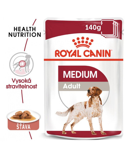 ROYAL CANIN Medium adult 140 g kapsička pro dospělé střední psy