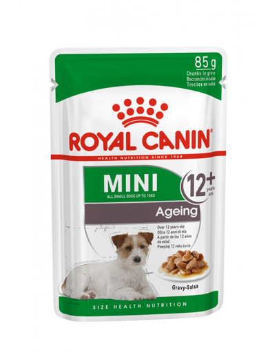 ROYAL CANIN Mini ageing 12+ 12x85g kapsičky pro malé, starší psy