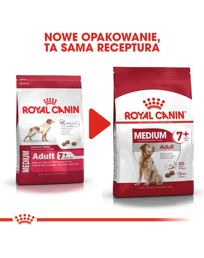 ROYAL CANIN Medium adult 7+ 10 kg granule pro dospělé stárnoucí střední psy