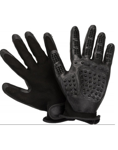 TRIXIE Vyčesávací rukavice 2ks nylon/guma 16 x 23cm