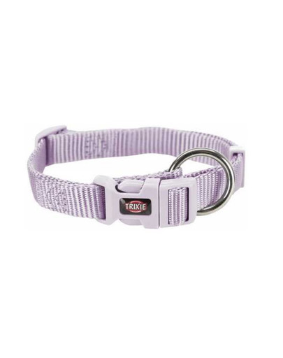 TRIXIE obojek pro psy Premium, světle fialový, M - L: 35–55 cm / 20 mm