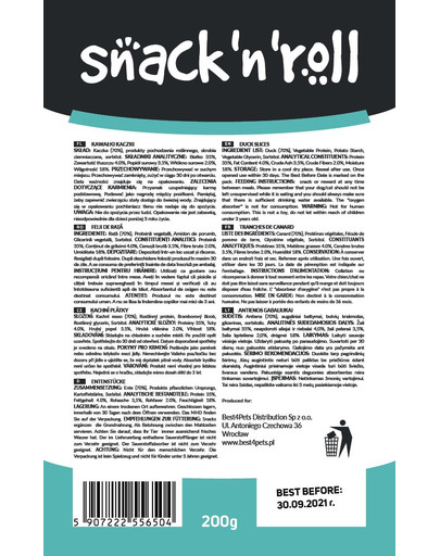 SNACK & ROLL Duck Slices 200 g