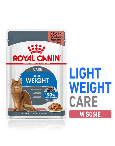 ROYAL CANIN ULTRA LIGHT 85 g v omáčce x 12