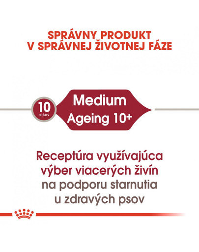 ROYAL CANIN Medium Ageing 10+ 140g x10 kapsička pro staré střední psy