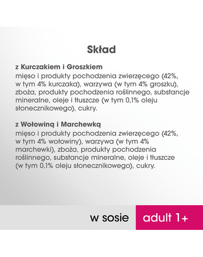 PERFECT FIT Cat Adult 1+ masové kapsičky 4*85 g