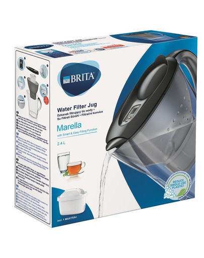 BRITA Filtrační konvice Marella Maxtra+ 2,4 l šedá+ 3 filtry