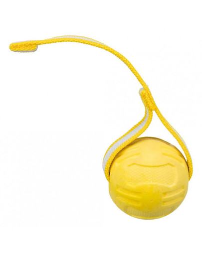 TRIXIE Sporting tvrdý míč na nylonovém pásku TPR 6 cm/20 cm