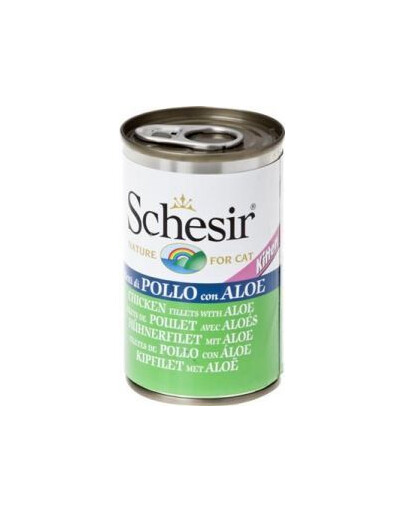 SCHESIR Kuřecí řízky s aloe vera pro koťata 140g
