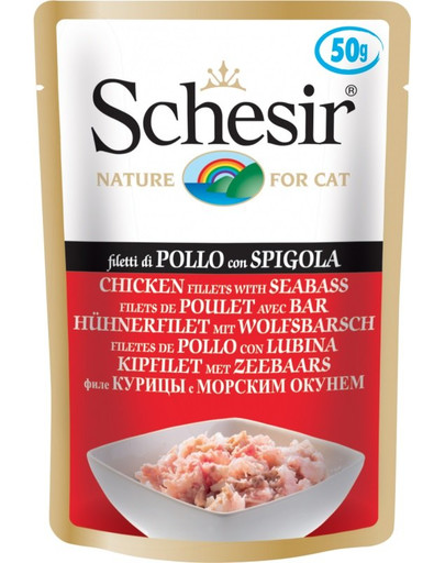 SCHESIR Chicken with Seabass 50 g