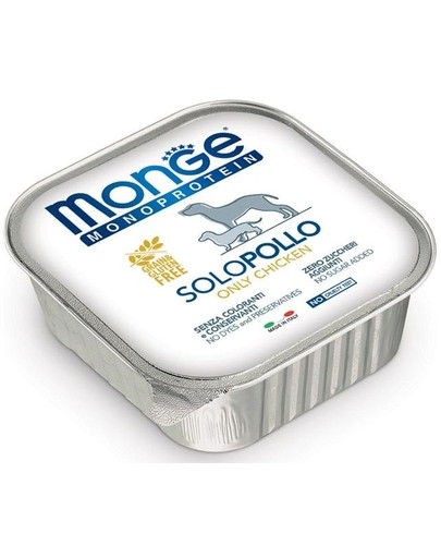 Monge Dog Solo monoprotein s kuřecím masem 150 g