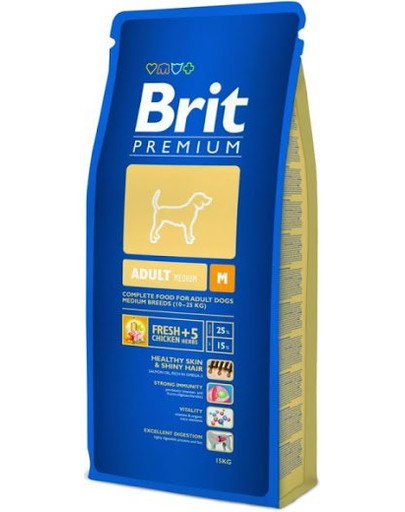 BRIT Premium Dog Adult M 15kg
