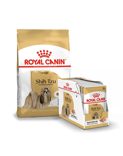 ROYAL CANIN Shih Tzu Adult granule pro Shih Tzu 1.5 kg + 12 x 85 g kapsičky Royal Canin Shih Tzu