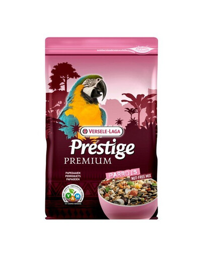 VERSELE-LAGA Parrots Premium 2kg krmivo pro velké papoušky (bez ořechů)