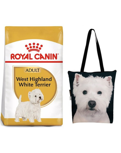 ROYAL CANIN West Highland White Terrier Adult 3 kg + nákupní taška