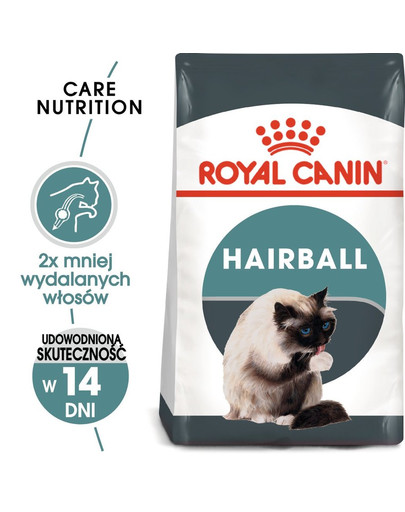 ROYAL CANIN Hairball Care 10 kg + Kapsičky Intense BEAUTY v omáčce 85 g x 12