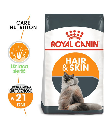ROYAL CANIN Hair&Skin Care 10 kg + Intense Beauty Jelly 12 x 85 g