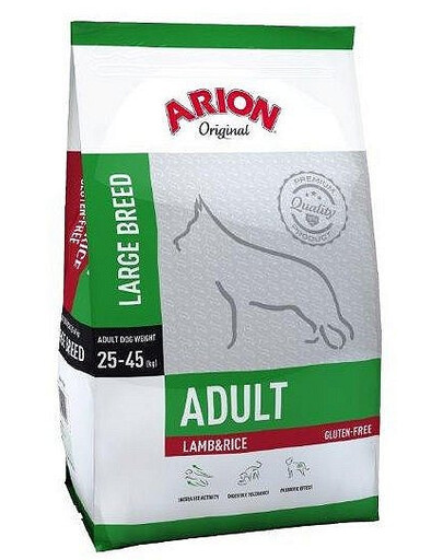 ARION Original adult large breed Lamb & rice 2 x 12 kg