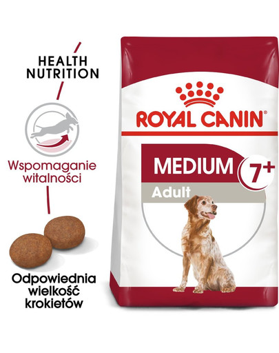 ROYAL CANIN Medium adult 7+ 2x10 kg granule pro dospělé stárnoucí střední psy