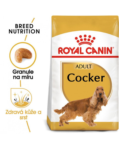ROYAL CANIN Cocker Adult 2 x 12 kg granule pro dospělého kokršpaněla