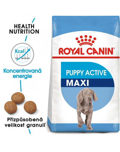 ROYAL CANIN Maxi Puppy Active 2 x 15 kg granule pro velká aktivní štěňata