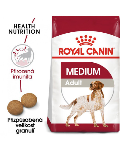 ROYAL CANIN Medium Adult 2 x 15 kg granule pro dospělé střední psy