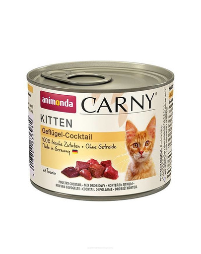 ANIMONDA Cat Carny Kitten drůbeží koktejl 200 g