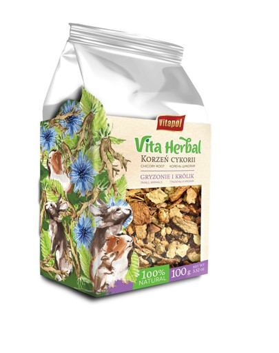 VITAPOL Vita Herbal Kořen čekanky pro hlodavce a králíky 100 g