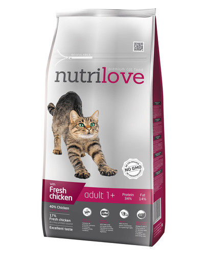 NUTRILOVE Cat Adult Fresh Chicken 8 kg