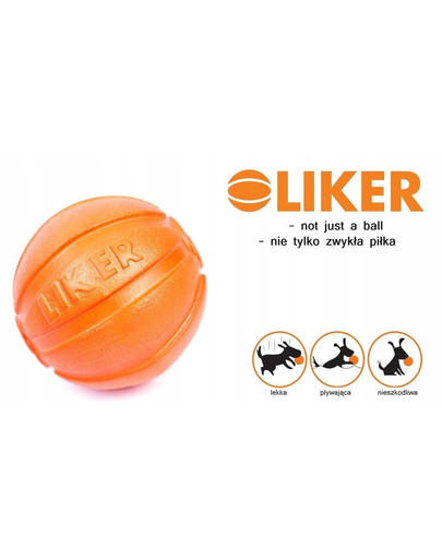 LIKER Dog toy míček pro psy 7 cm