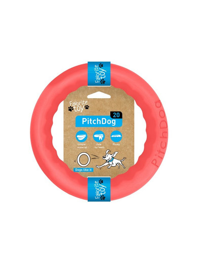PULLER Pitch Dog Kruh pro psy 20 cm růžový