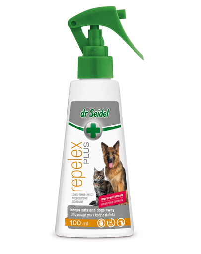 DR. SEIDEL Repelex Plus repelent pro psy a kočky 100 ml