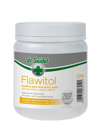 DR SEIDEL Flawitol pro psy s kožními problémy 200 tablet